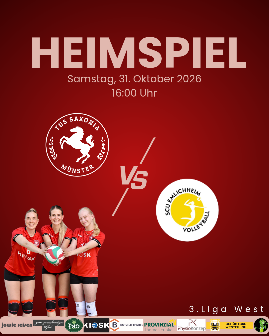 Heimspiel gegen den SCU Emlichheim – Halloween in der MAG